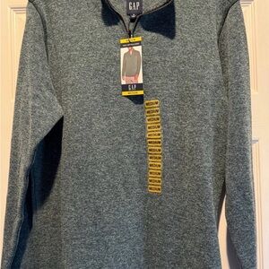 GAP Gray Zip Up Sweater